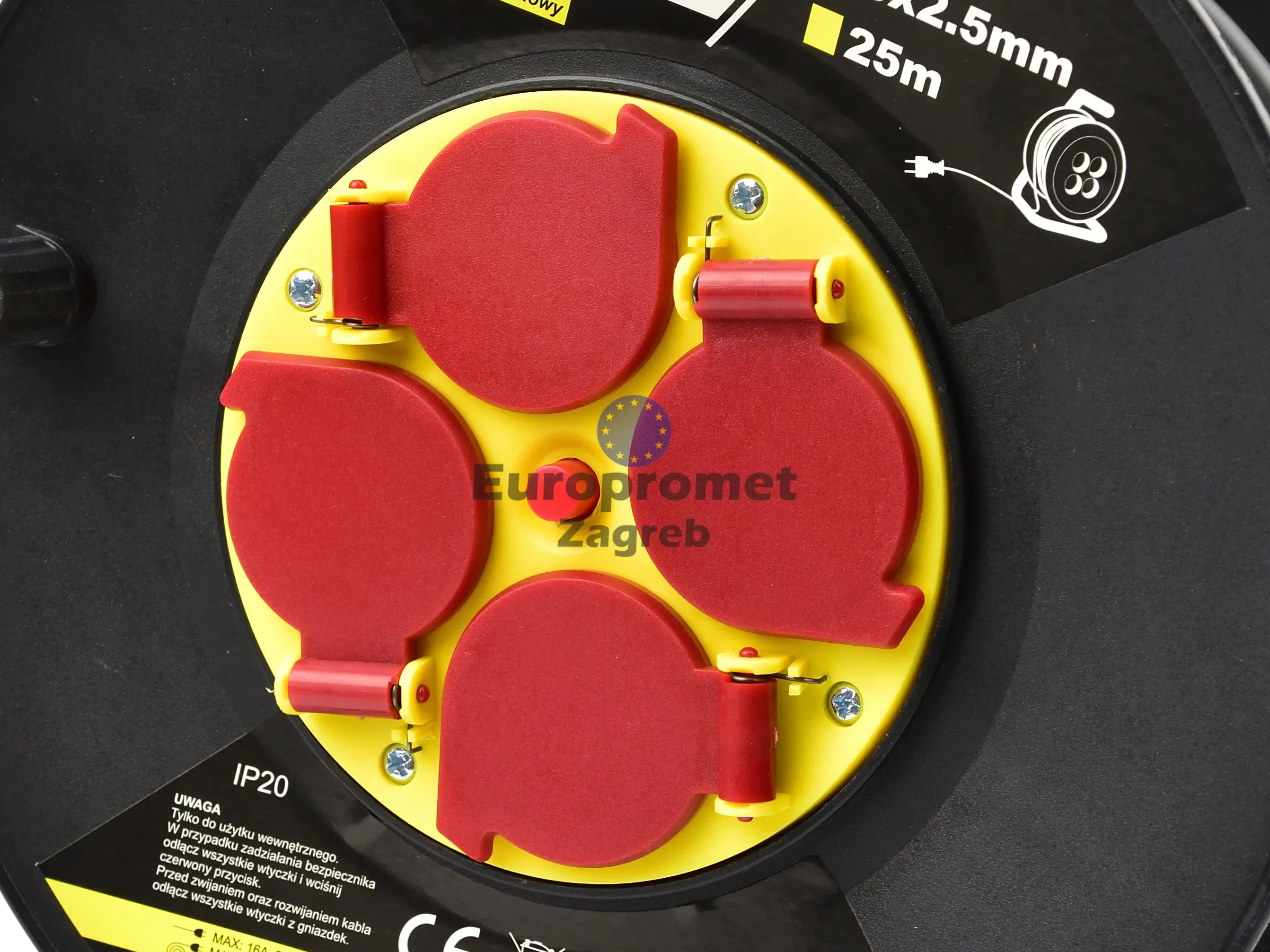 kabelska motalica 25m 3×2, 5mm² produžni kabel -top ponuda !! - slika 3