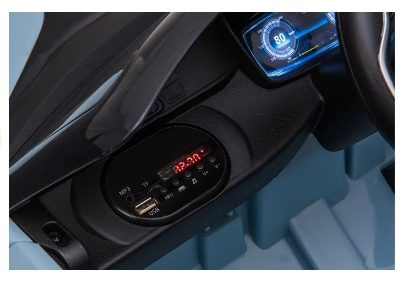 licencirani auto na akumulator bmw i8 – svijetlo plavi - slika 12