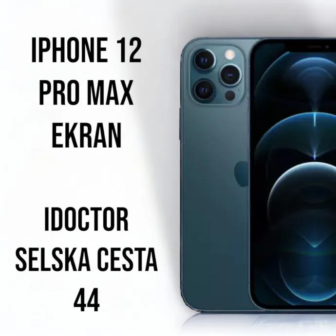 iPhone 12 Pro Max ekran (lcd + staklo) - iDoctor - Selska cesta 44 - Zagreb