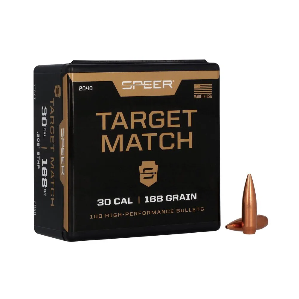 Zrna SPEER .30 168gr TARGET MATCH HP - Poreč