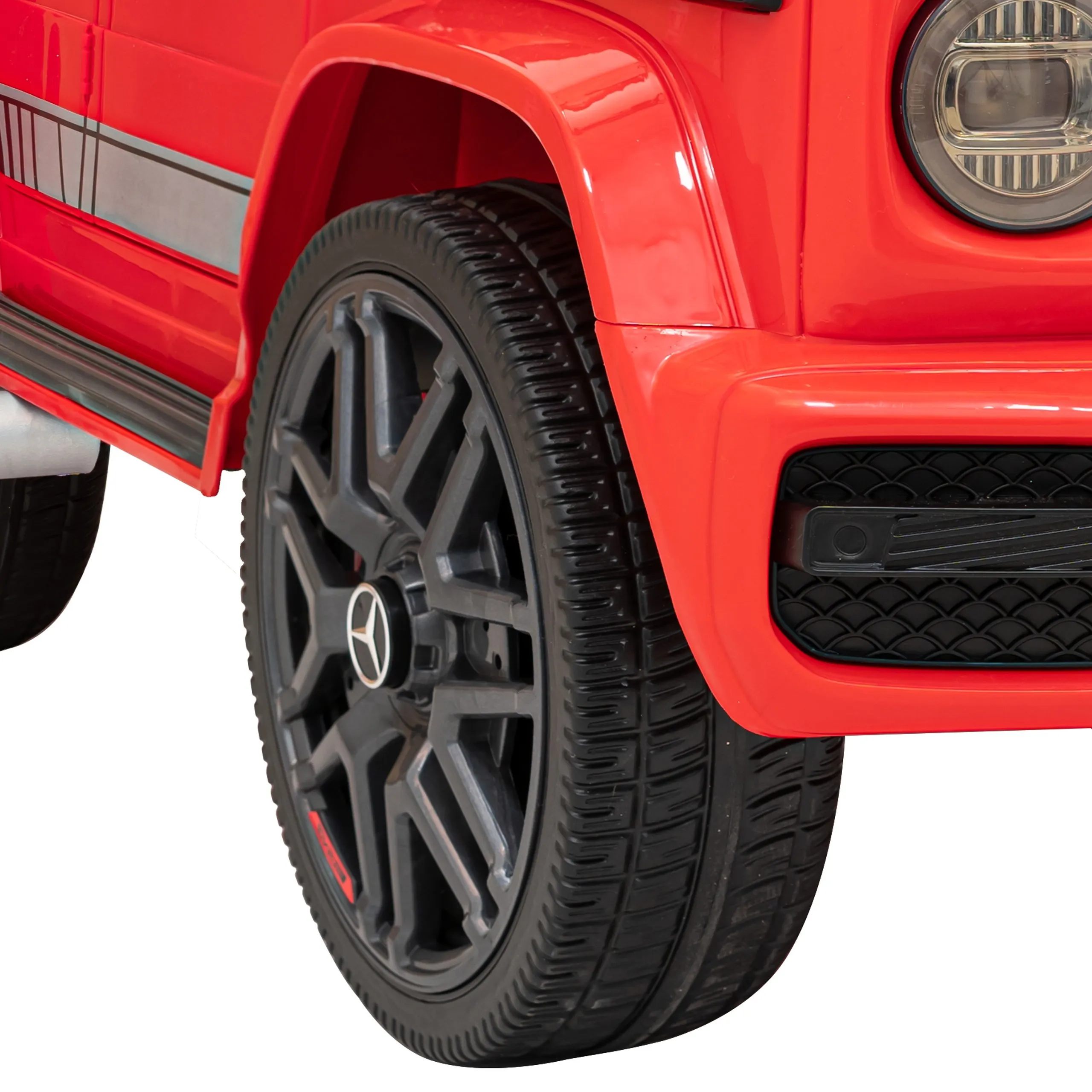 licencirani auto na akumultor mercedes g63 - crveni - slika 6