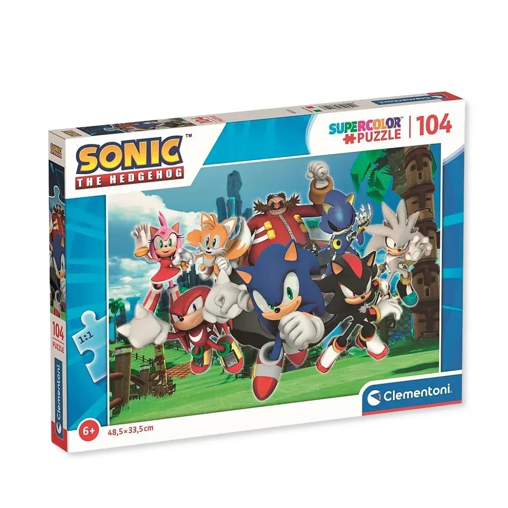 Sonic the Hedgehog puzzle – Characters, 104pcs - Zagreb