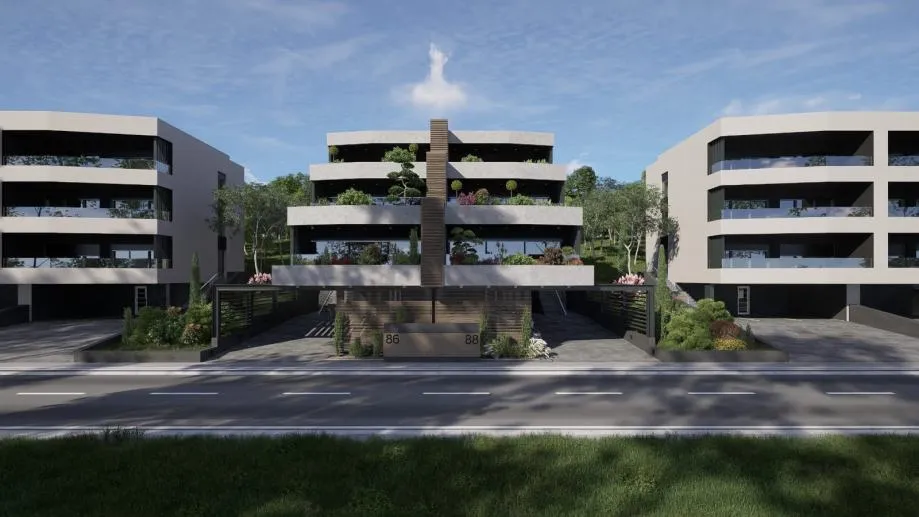 građevinsko zemljište + projekt za 2 urbane vile: našice, 1201 m2 - slika 2