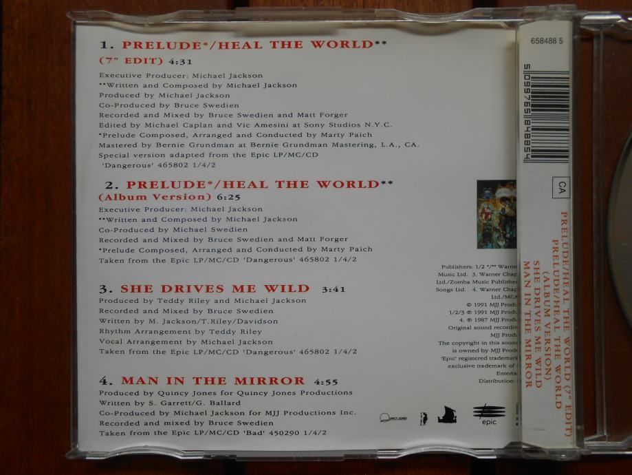 michael jackson ‎– heal the world - slika 3