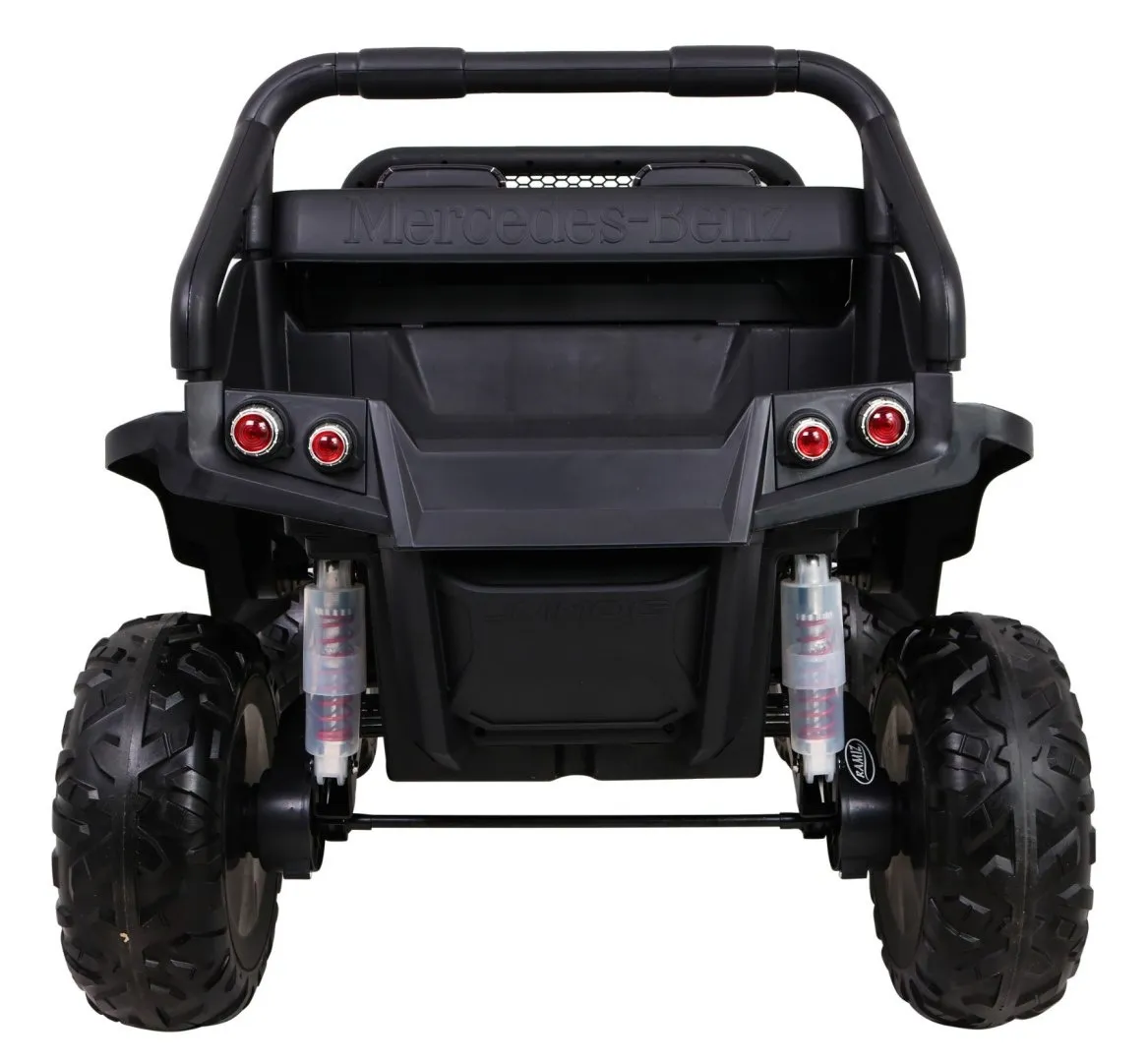 licencirani auto na akumultor mercedes benz unimog - crveni - slika 7