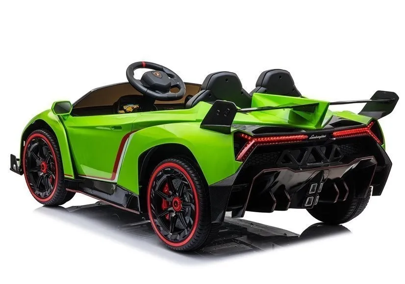 licencirani auto na akumulator lamborghini veneno 4x4 + mp4 - zeleni - slika 5