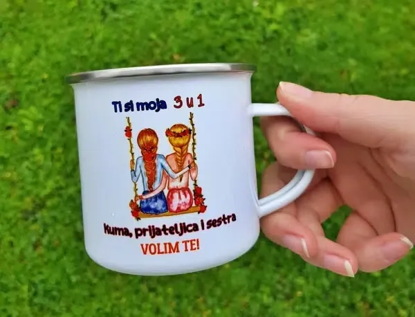 metalni lončić - slika 2