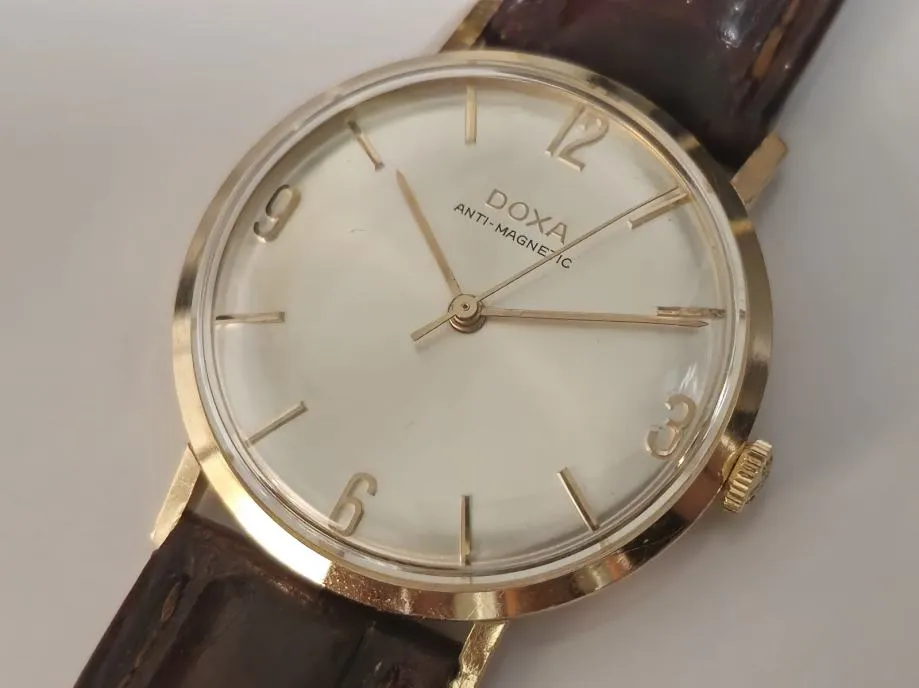zlatni sat doxa antimagnetic / r1, rate ! - slika 4
