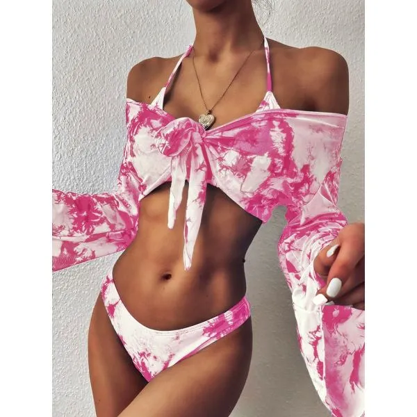 trodijelni bikini tie-dye - slika 6