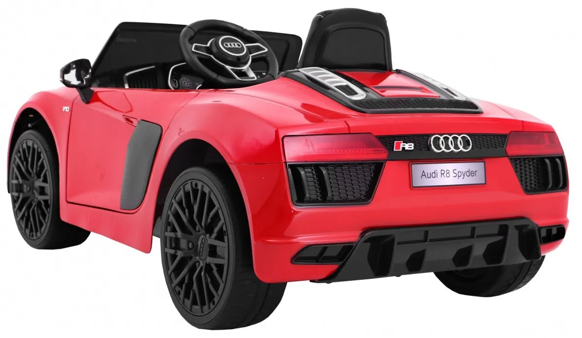 licencirani auto na akumulator audi r8 spyder rs - crveni - slika 4