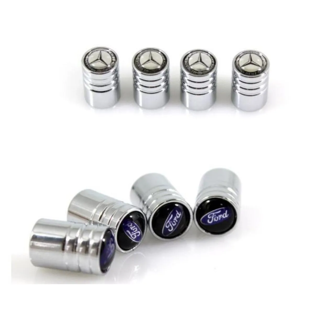 metalne/alu/chrome kapice za ventile (4 kom paket) - slika 6