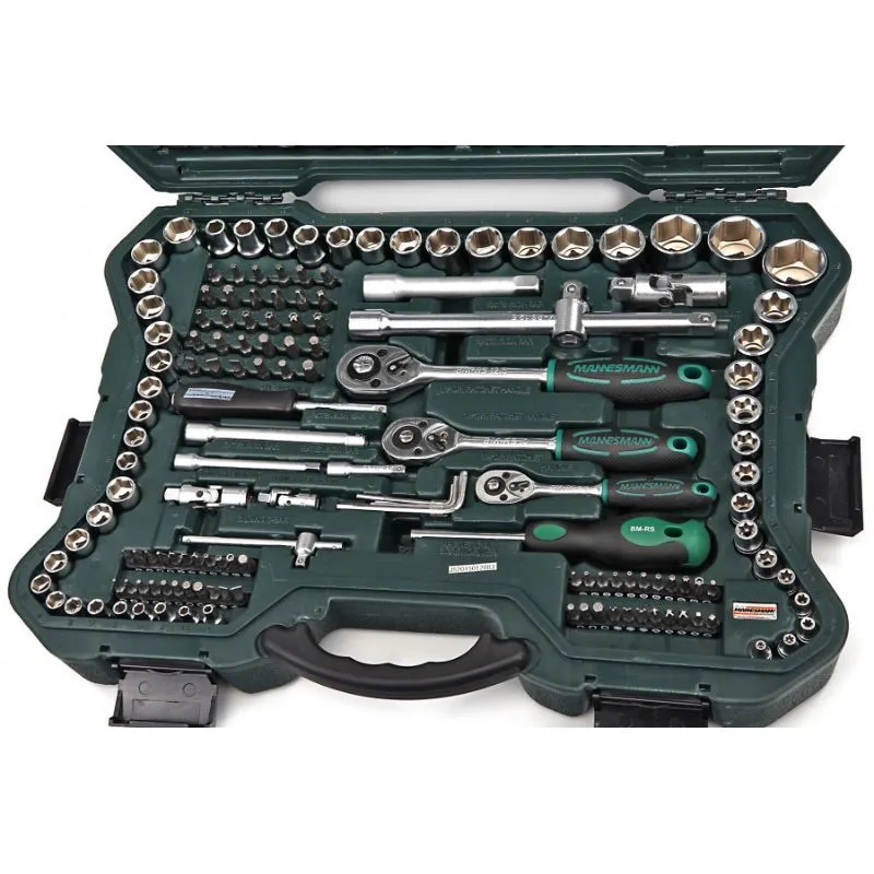 mannesman set alata 1/4" - 3/8" - 1/2", 215 komada - slika 3