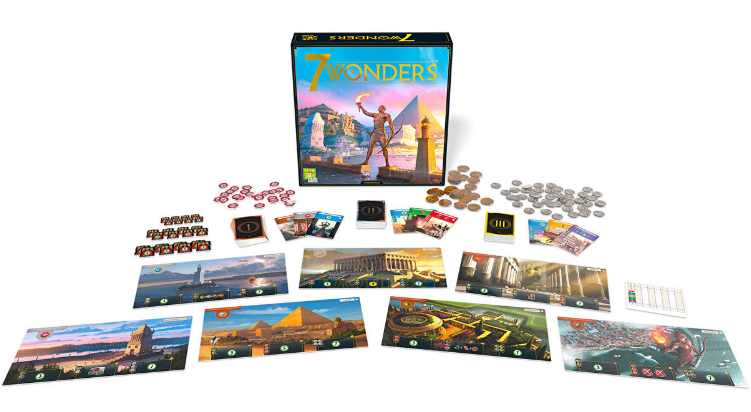 društvena igra 7 wonders hrv 2nd edition - slika 2