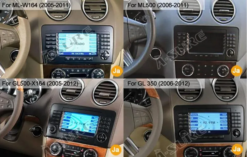 mercedes ml w164 original android navigacija multimedija - slika 6