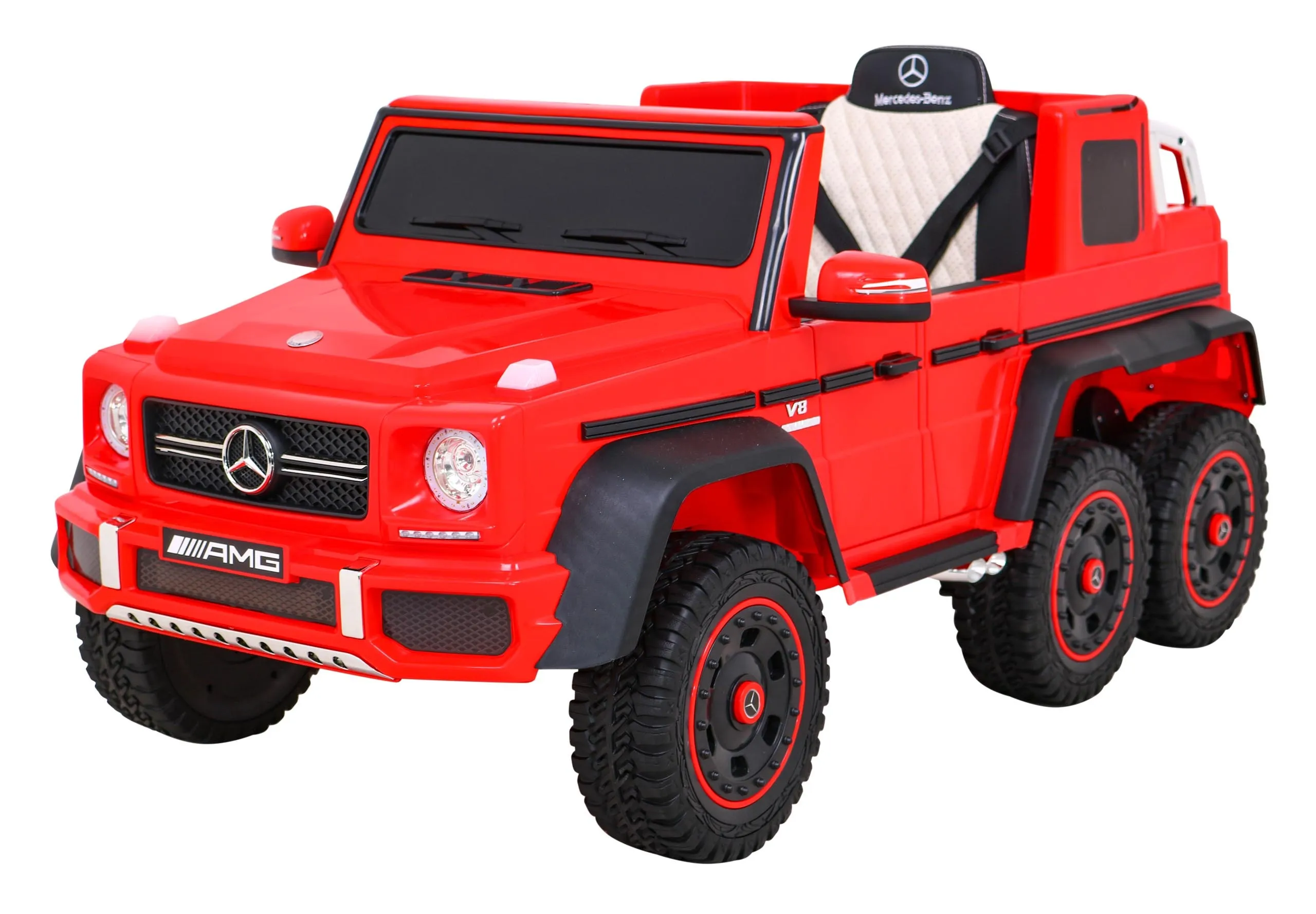 Licencirani auto na akumultor Mercedes G63 6x6 AMG - crveni - Mursko Središće