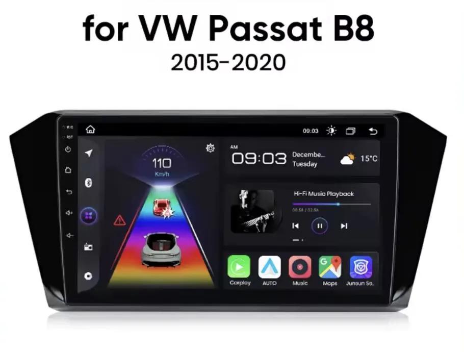 vw passat b8 original radio multimedija android wifi wifi gps 2din - slika 10