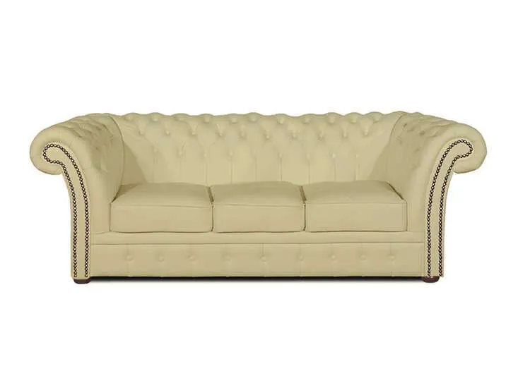 Chesterfield Trosjed Winfield Basic Leather | 3-sjedišta - Ježdovec, Zagreb