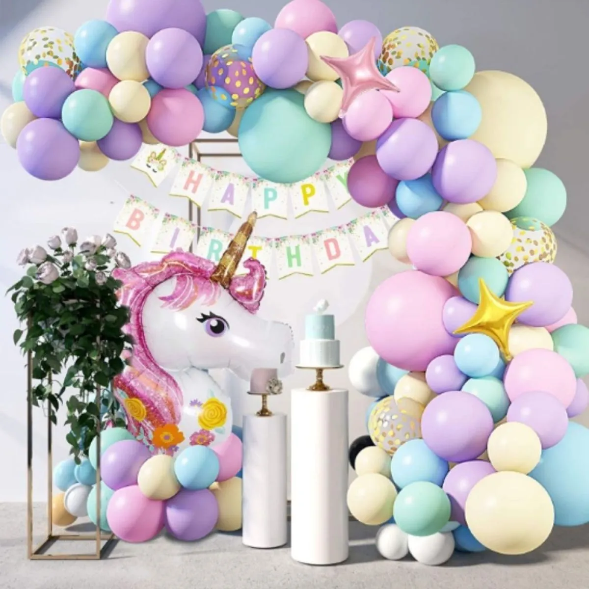 Luk od balona - Unicorn Party (138 balona u setu) - Zagreb