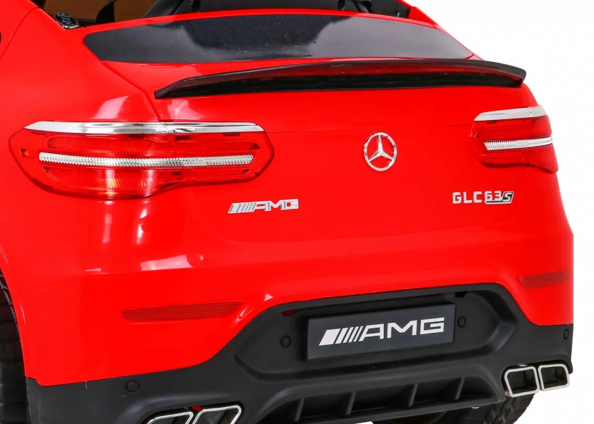 licencirani auto na akumultor mercedes benz glc63s 4x4- crvena - slika 10