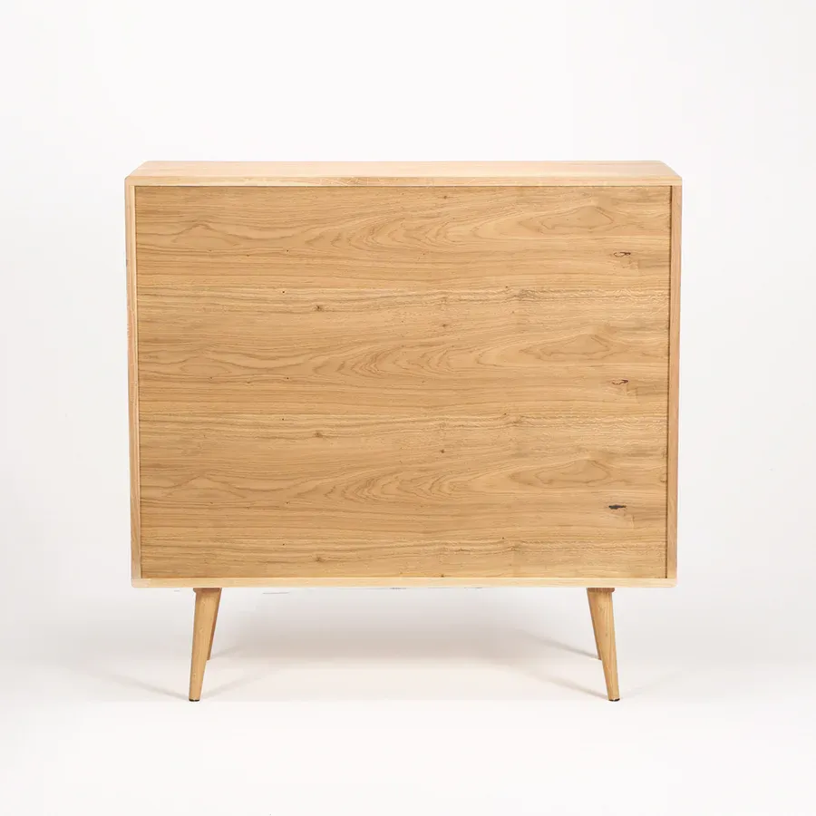 komoda primo alta 107.4x81.1cm, materijal: puno drvo hrast - slika 7