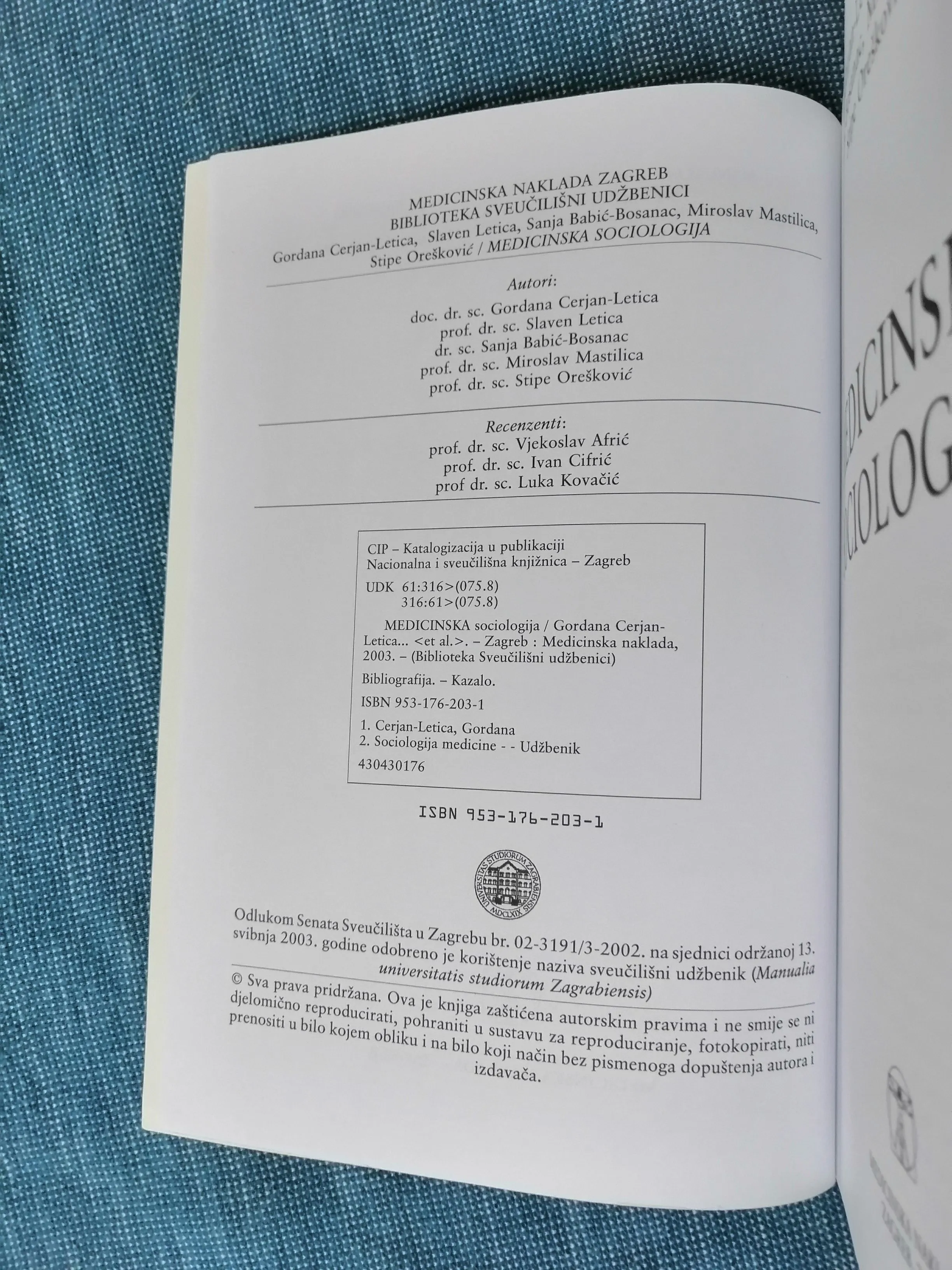 gordana cerjan-letica i dr. – medicinska sociologija - slika 3