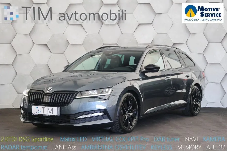 Škoda Superb Combi N1 2.0TDI Combi DSG MATRIX VIRTUAL RADARtemp - Ljubljana