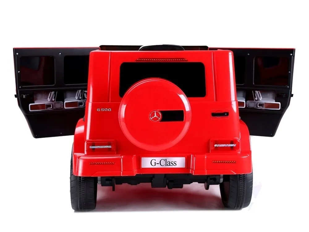 licencirani auto na akumulator mercedes g500 - crveni - slika 4