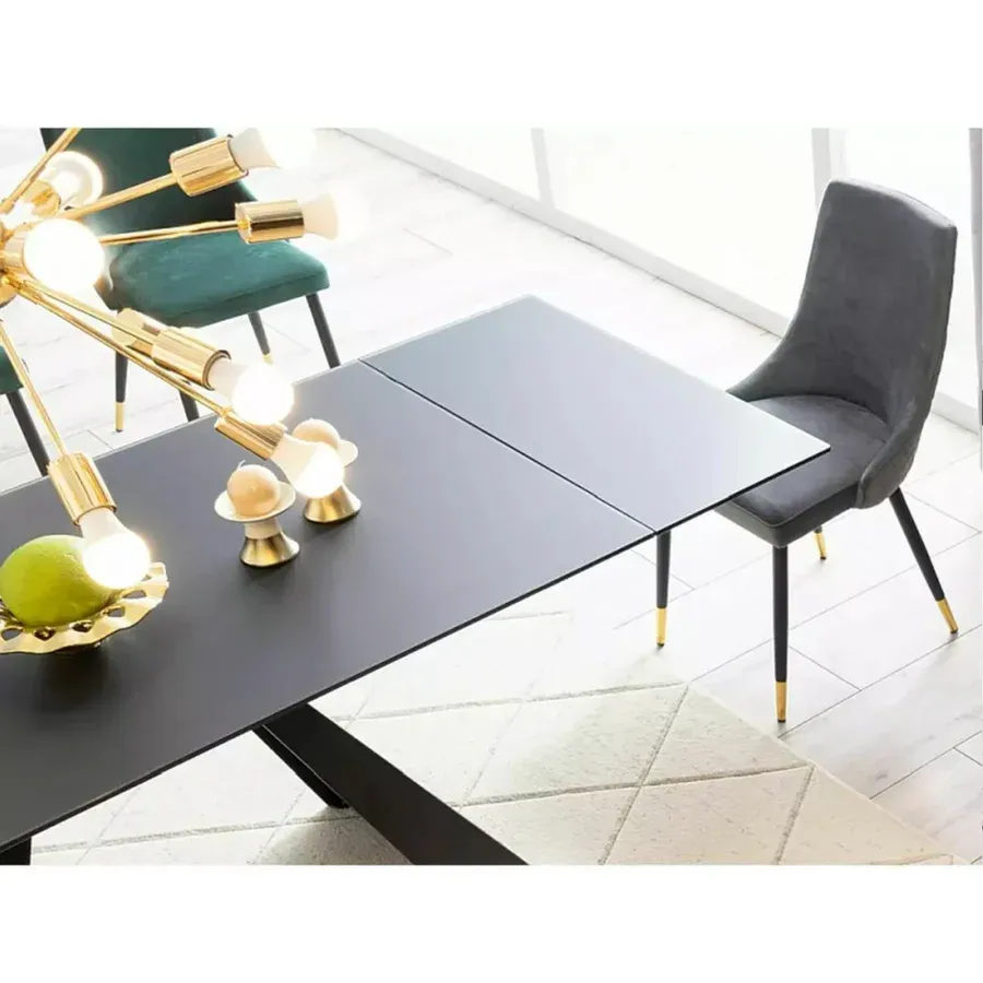 blagovaonski stol salvadore 160/240x90cm, materijal: kaljeno staklo - slika 9