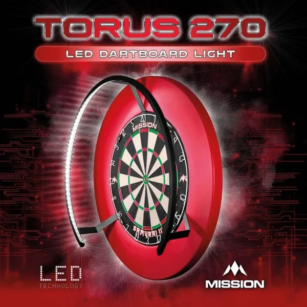 torus 270 led rasvjeta za pikado metu - slika 3