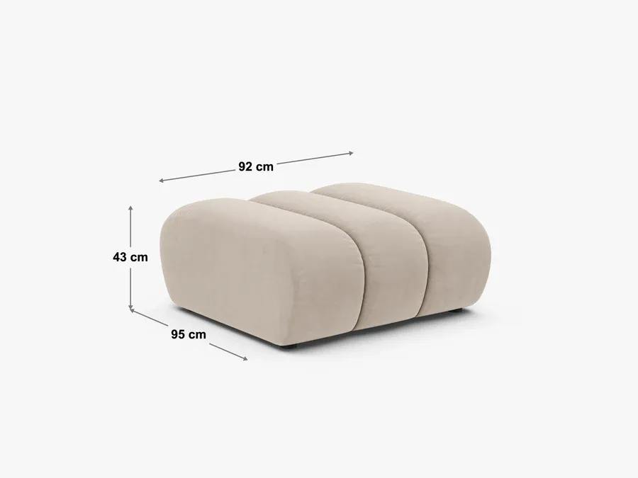 tabure lupine 92x95cm, materijal: chenille eden - slika 4