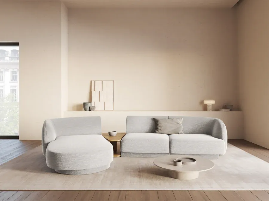kutna garnitura miley 303x178cm, materijal: chenille - slika 6