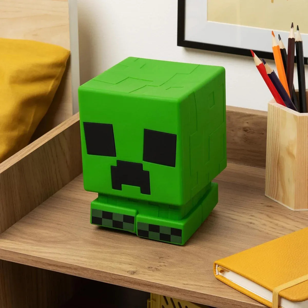 paladone minecraft creeper squishyglo silicone light - slika 3