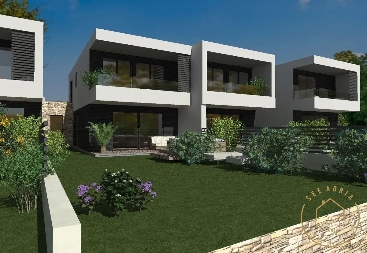 Moderna Kuća U Nizu - Novigrad