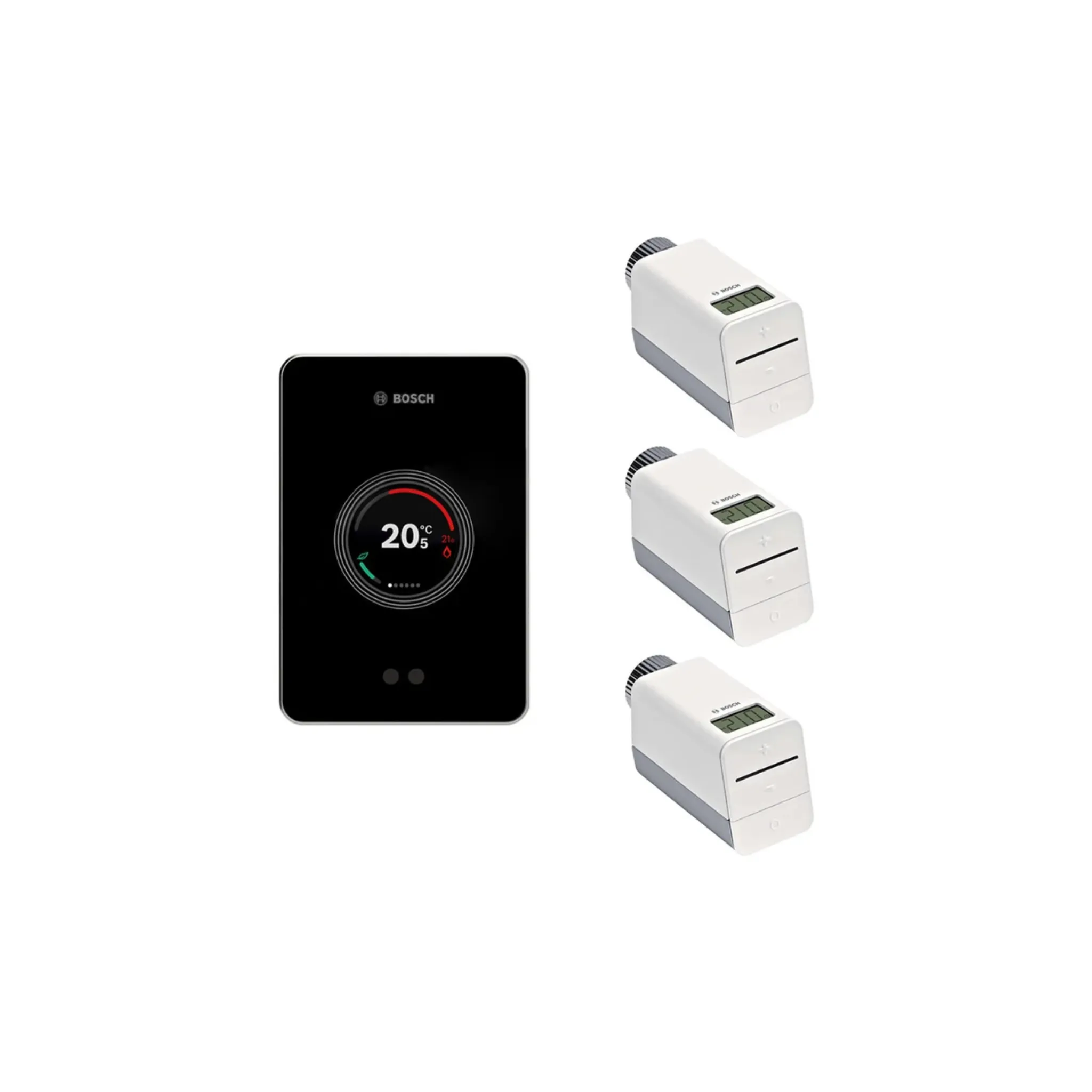 BOSCH Regulator Wi-fi EasyControl za 1 krug grijanja i PTV CT200 B Set crni
