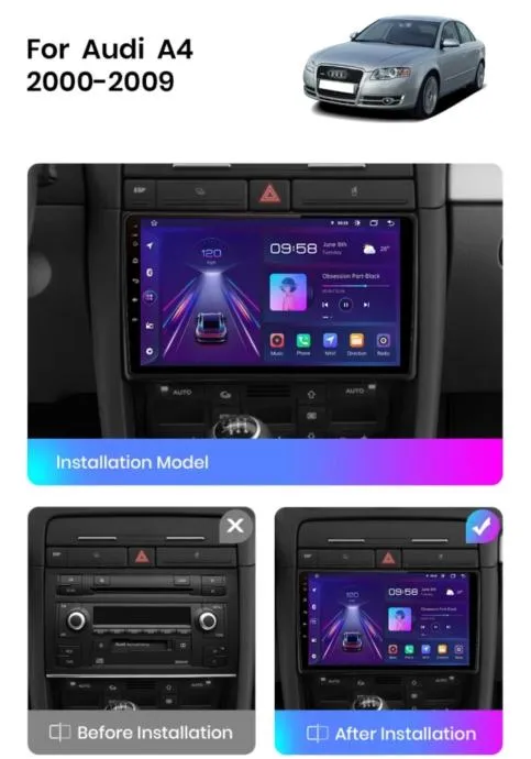 audi a4 original android multimedija navigacija parking kamera - slika 4