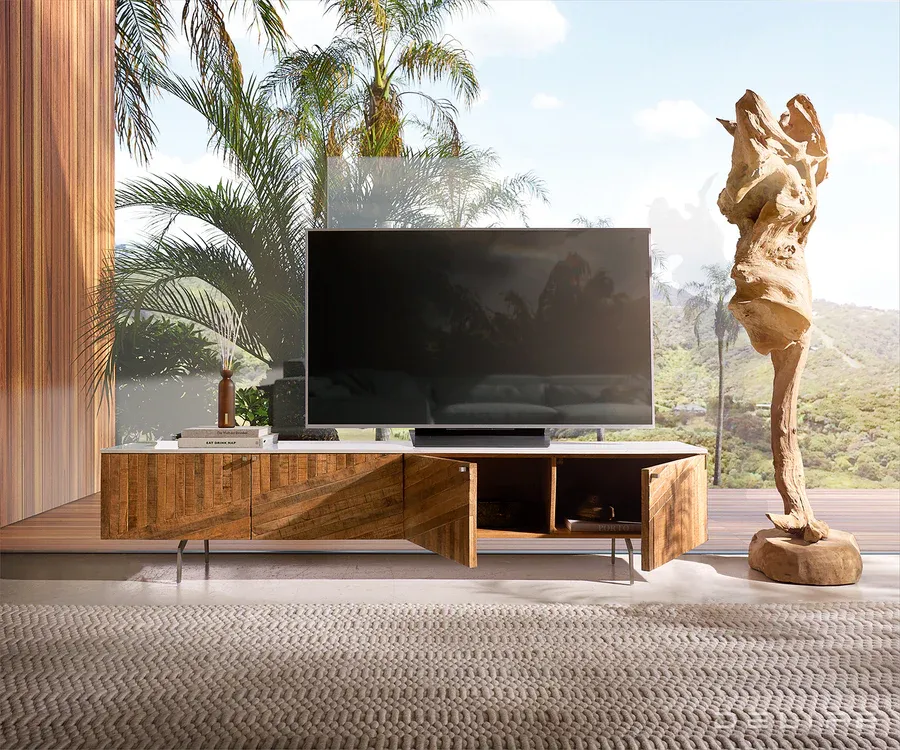 tv komoda bahan, 200x35cm, materijal: mango - slika 4