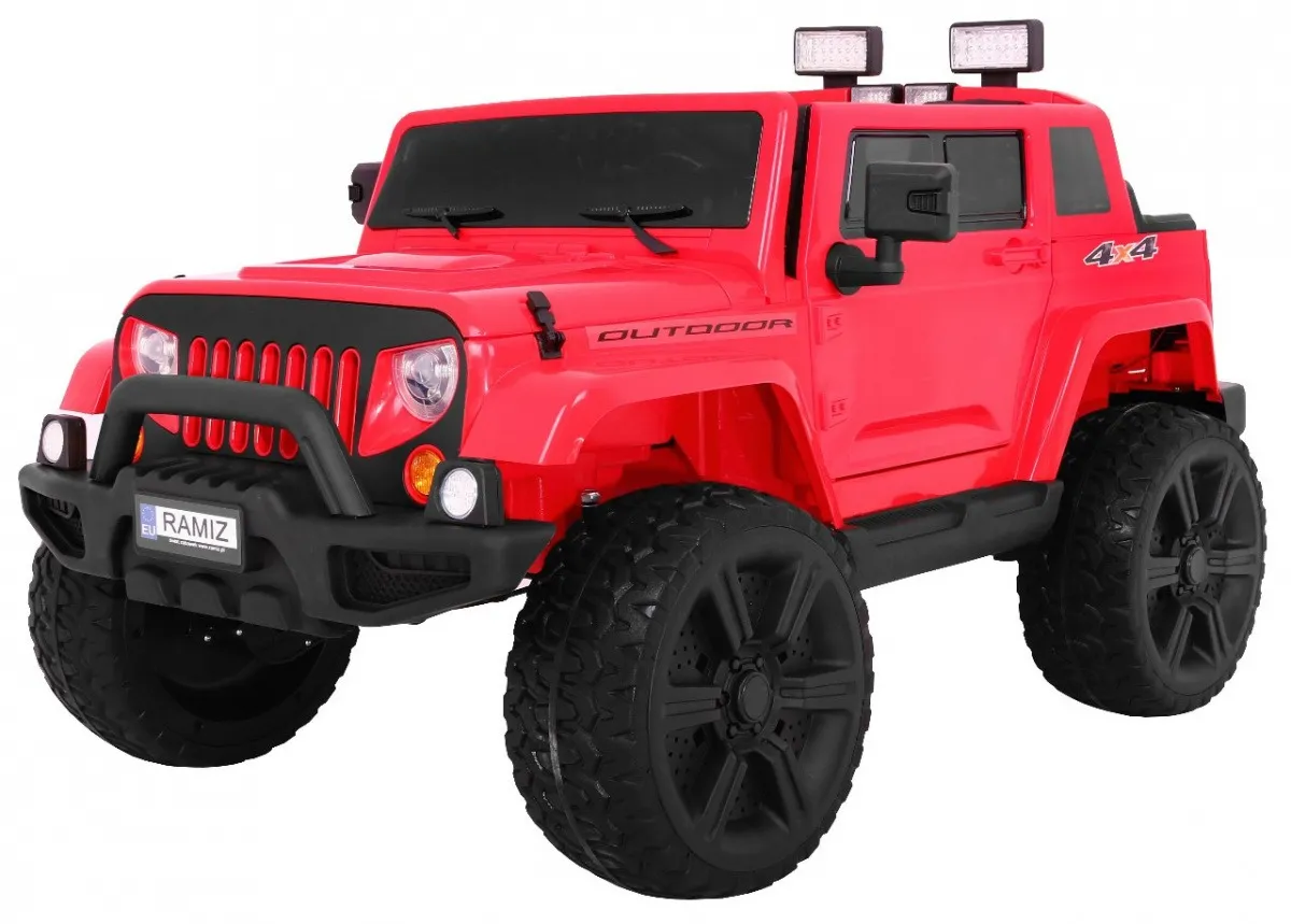 Auto na akumulator Mighty Jeep 4x4 - crveni - Mursko Središće