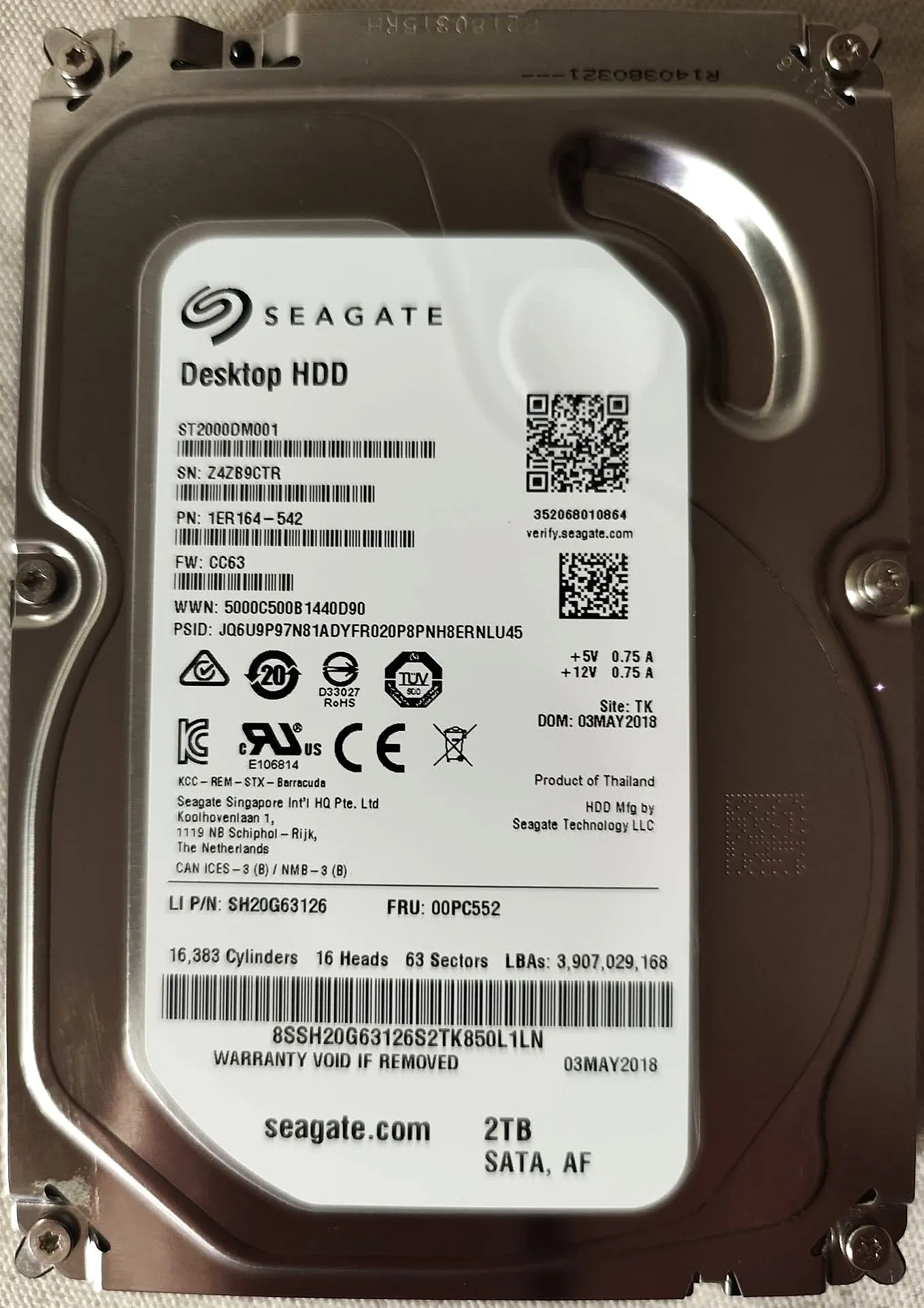 4tb, 2tb hdd 3.5" - slika 5