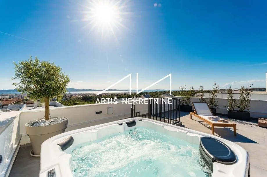 luksuzni penthouse u zadru – rooftop, jacuzzi, pogled na more - slika 3