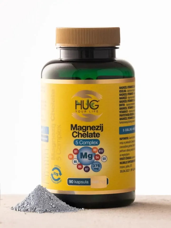 Hug Mg Chelate 5 Complex 90 Kaps - Zagreb