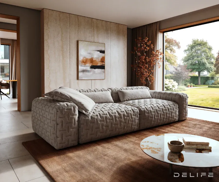 modularna sofa freestyle 280x110cm, materijal: strukturirana tkanina - slika 2