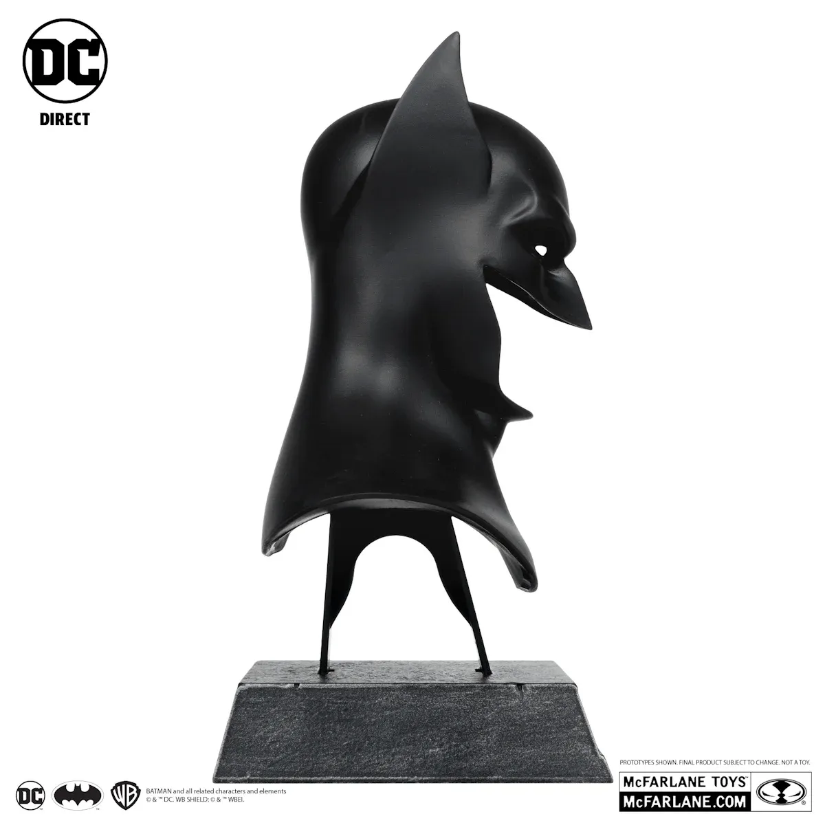 mcfarlane dc direct – batman (1st appearance) cowl replica - slika 5