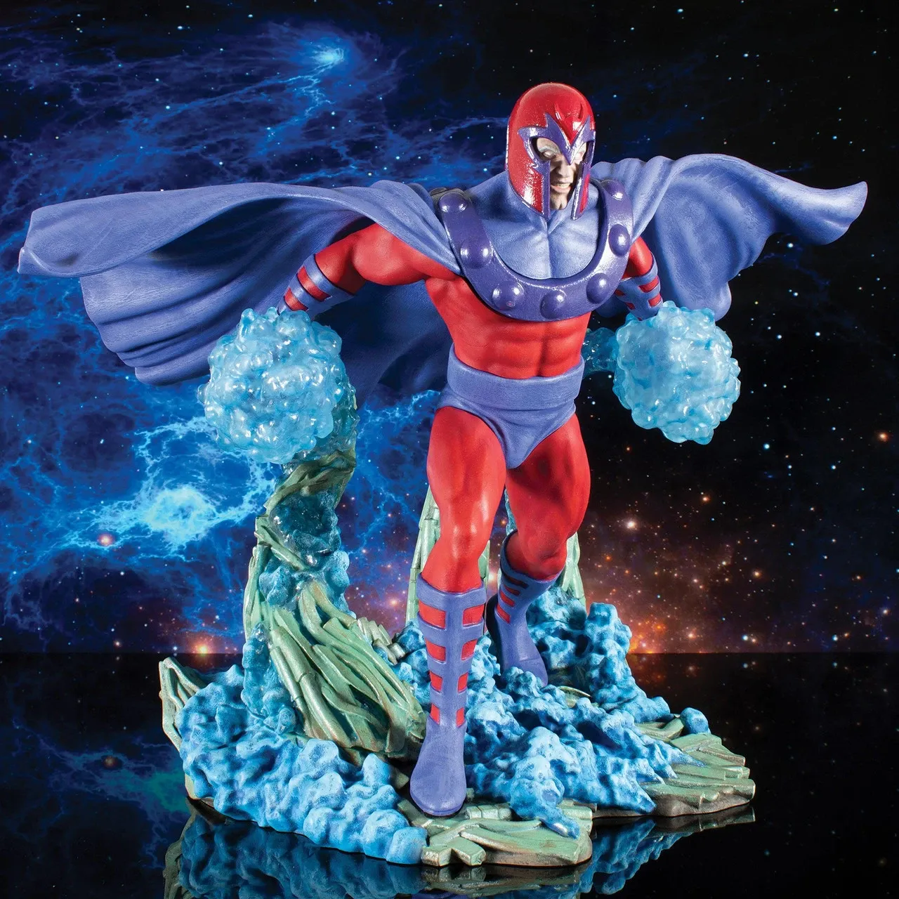 diamond select marvel gallery: magneto (comic) figura, 25 cm - slika 3