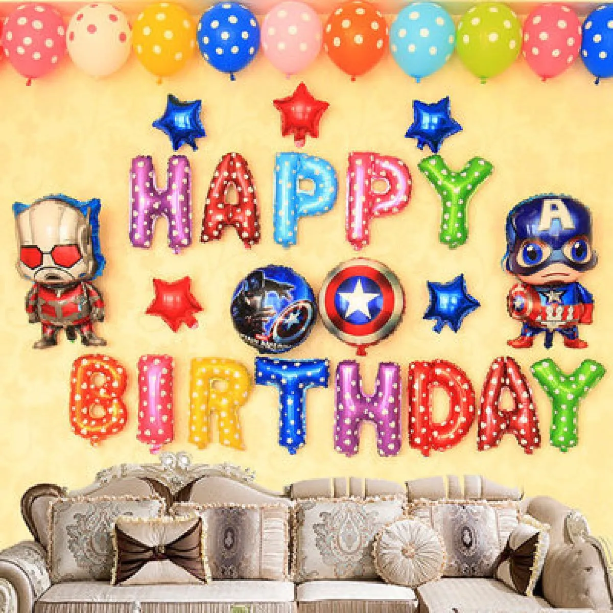 folijski baloni happy birthday - slika 12