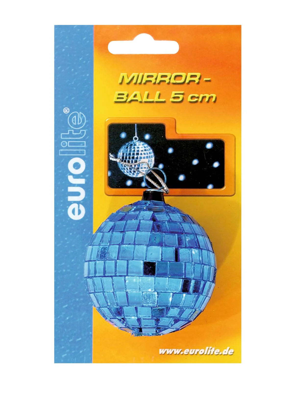eurolite mirror ball 5cm blue - slika 2