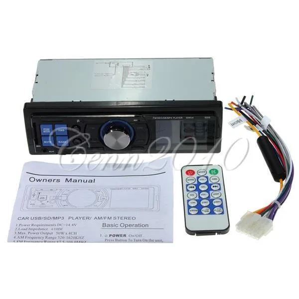 auto radio mp3, usb, sd kartica, aux + daljinski upravljač - slika 3