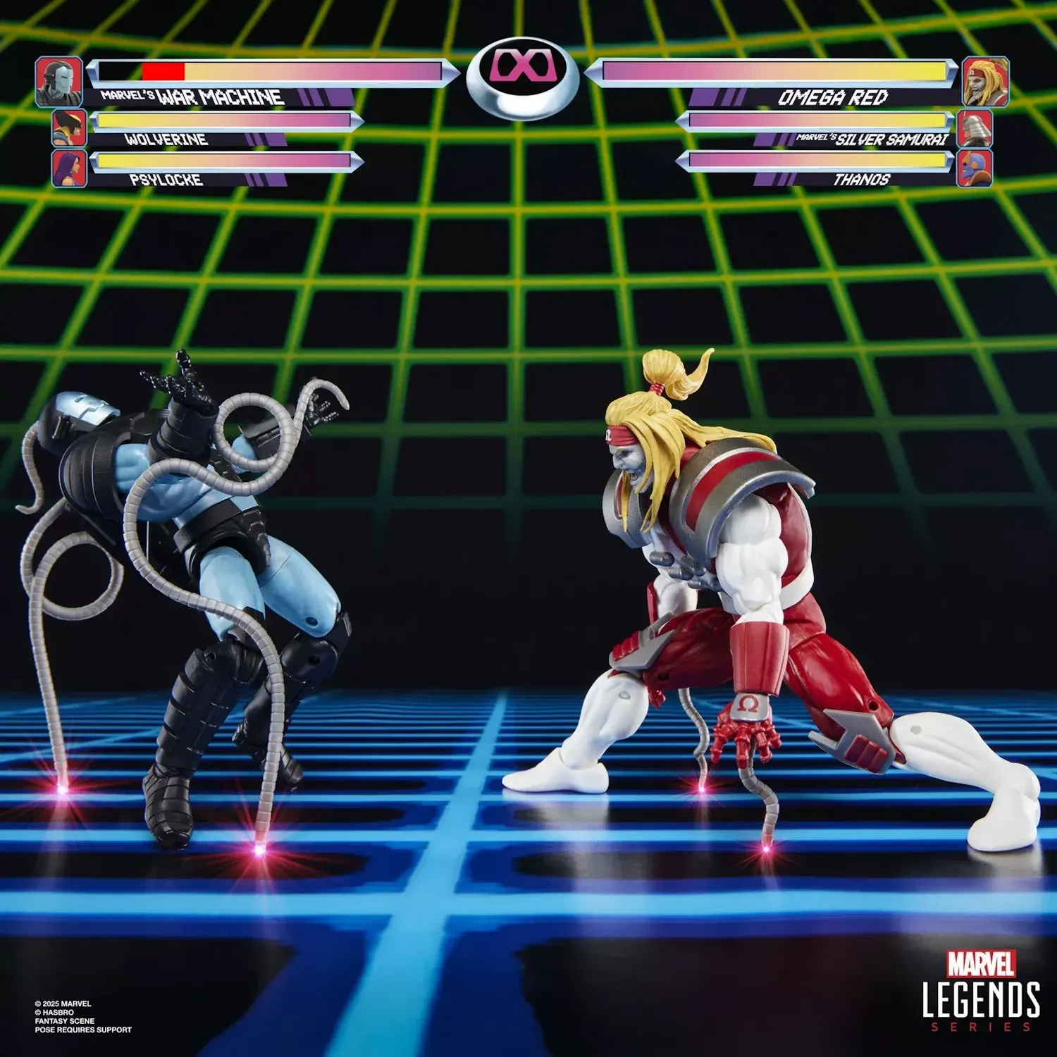 marvel legends series: war machine vs. omega red figure, 15cm - slika 4