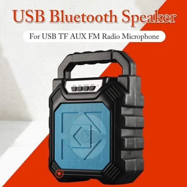 3d prijenosni usb bluetooth zvučnik s led efektima - king - slika 6