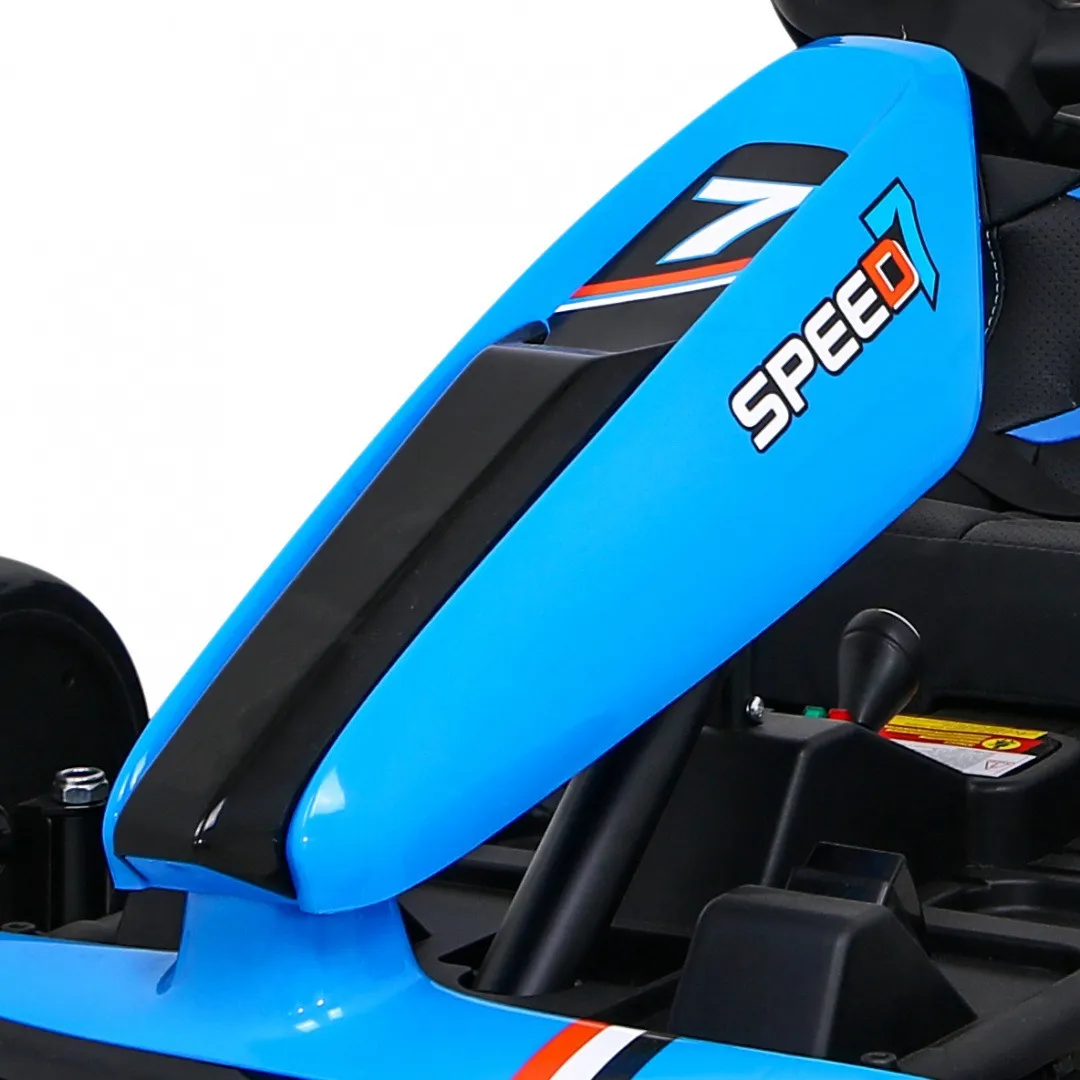 go-kart na akumulator speed 7 drift king - plavi - slika 5