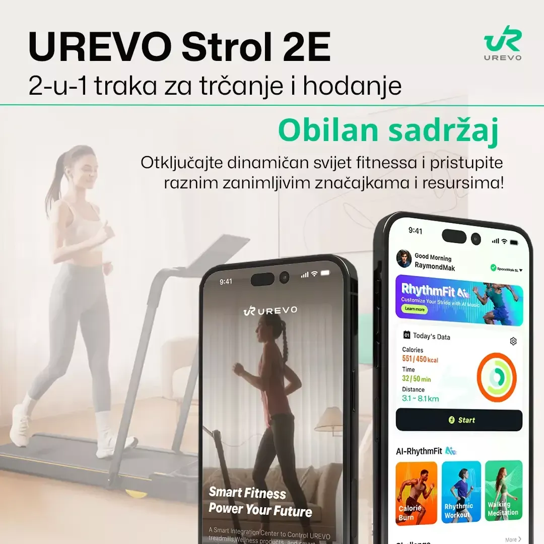 urevo strol 2e smart - traka za trčanje i hodanje - slika 15